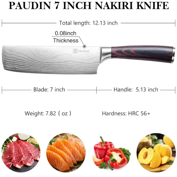 nakiri knife vegetable cleaver 2