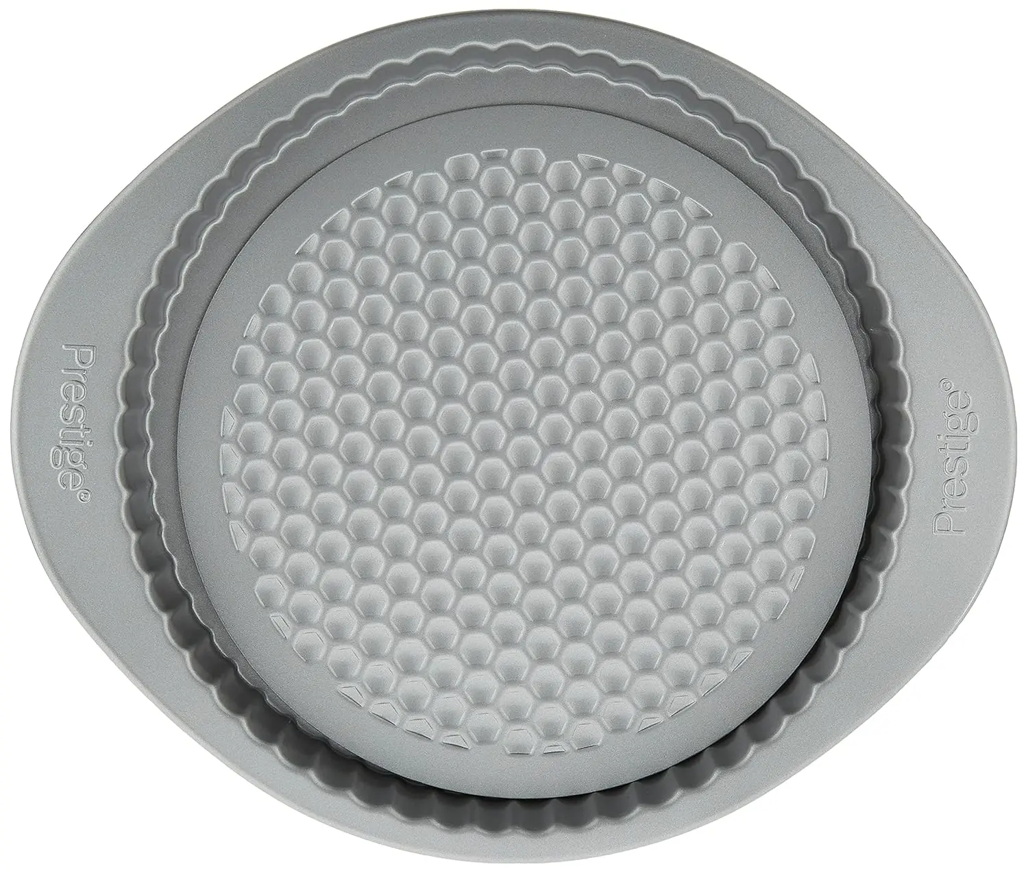 This 9 inch non stick flan tin with a honeycomb base ensures even baking and easy release, thanks to its premium non-stick coating, and it