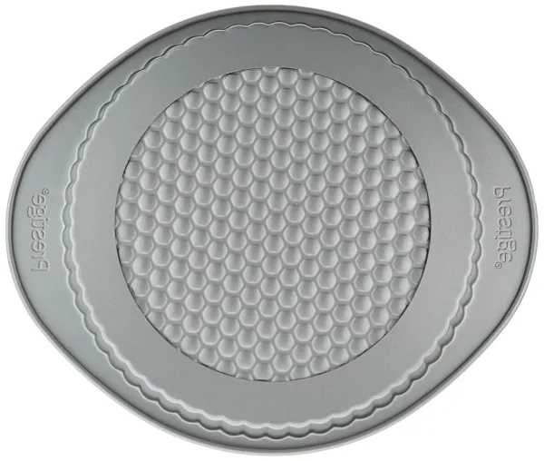 This 9 inch non stick flan tin with a honeycomb base ensures even baking and easy release, thanks to its premium non-stick coating, and it's freezer-to-oven safe for added convenience.