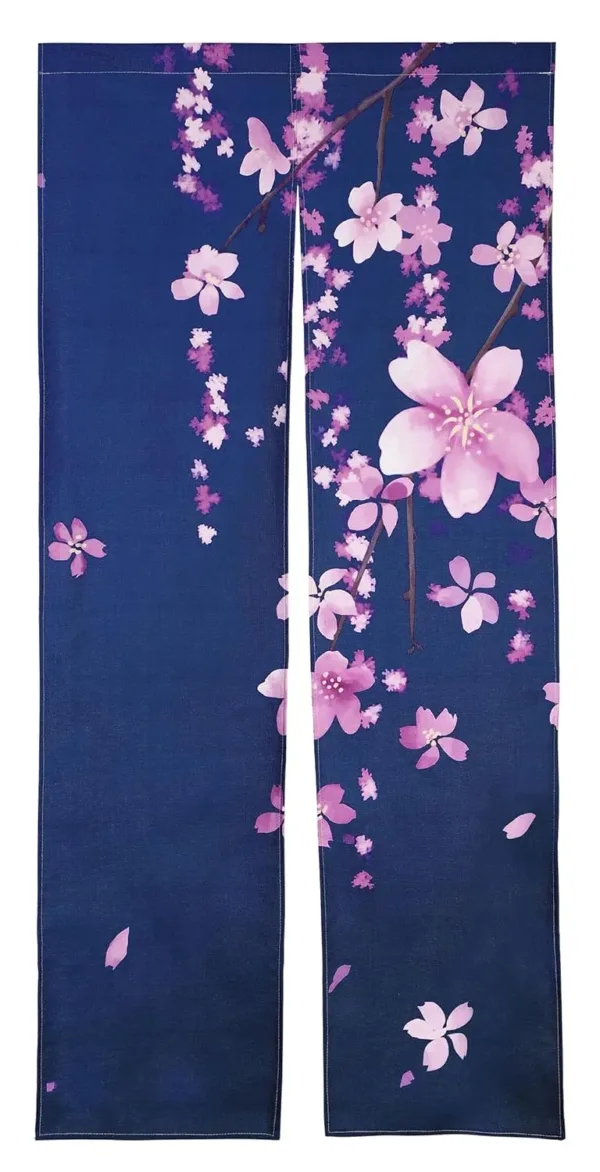 noren sakura doorway curtain 1
