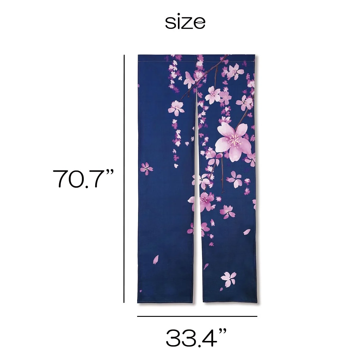 noren sakura doorway curtain 3