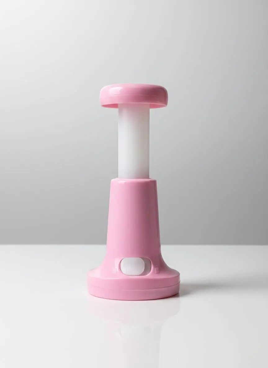 This is a one-touch food chopper with stainless steel blades and a transparent bowl, ideal for quickly chopping vegetables, mincing meat, and blending sauces.