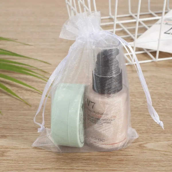 organza bags white 5