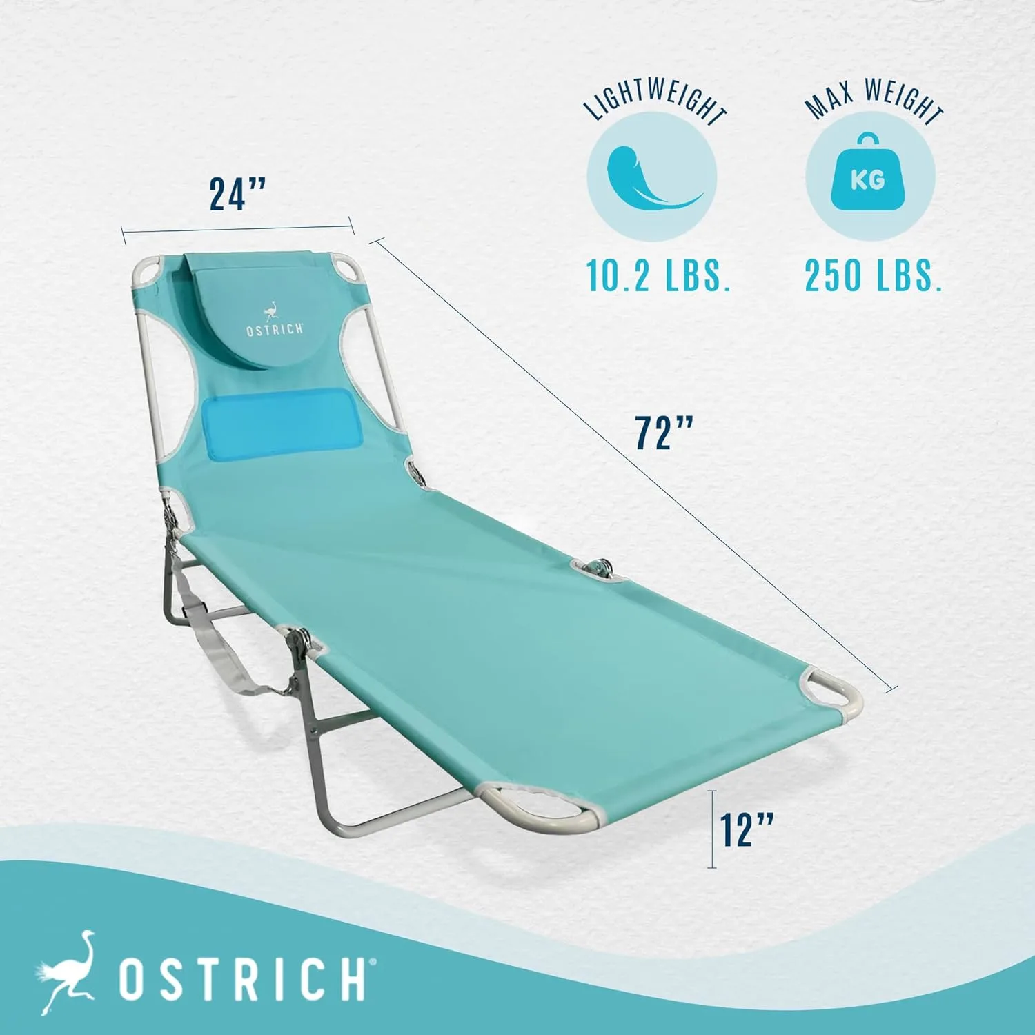ostrich ladies comfort lounger 3