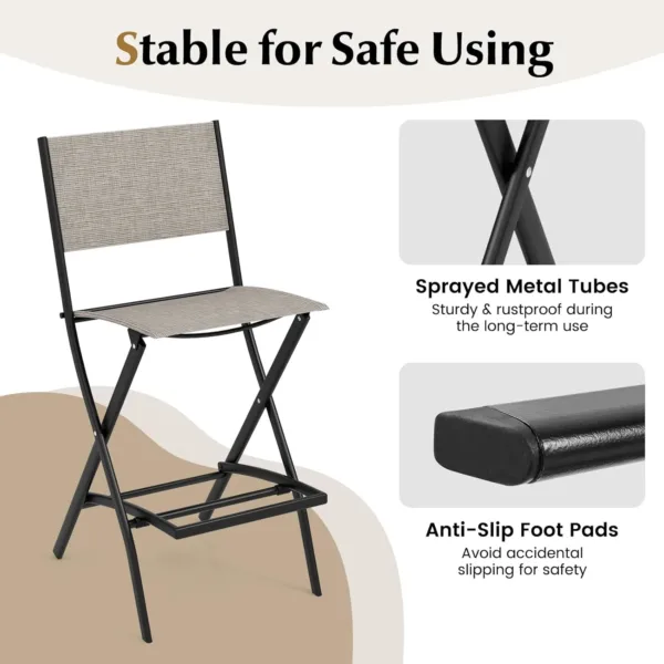 outdoor bar stool set 5