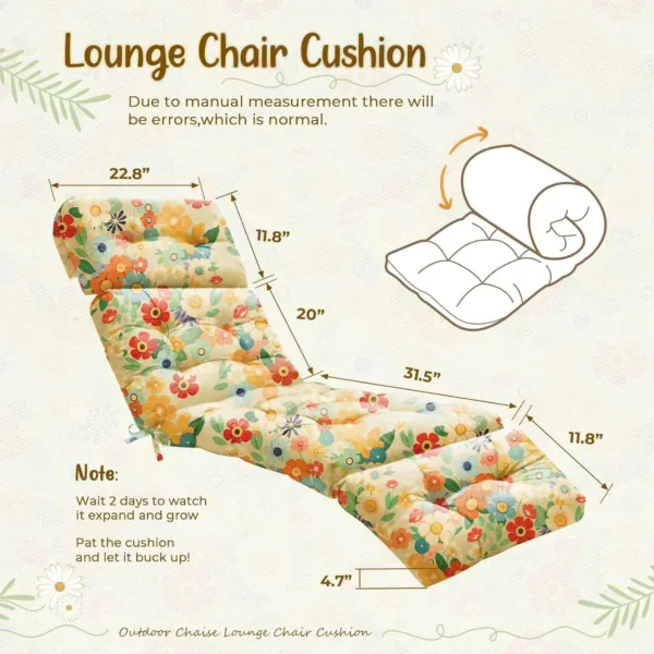 outdoor chaise lounge cushion 2