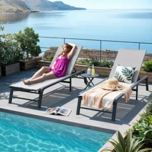outdoor chaise lounge set 2