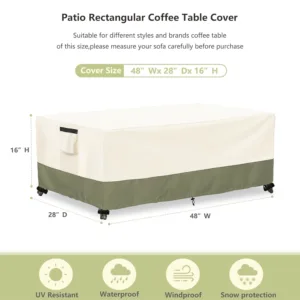 outdoor coffee table cover 2
