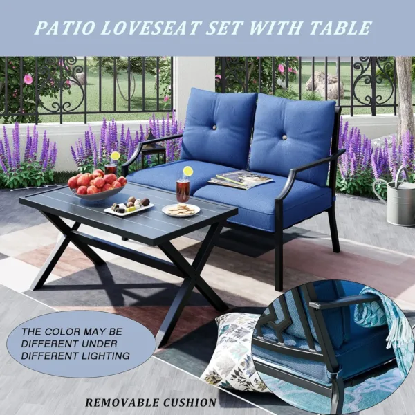 outdoor loveseat coffee table 5