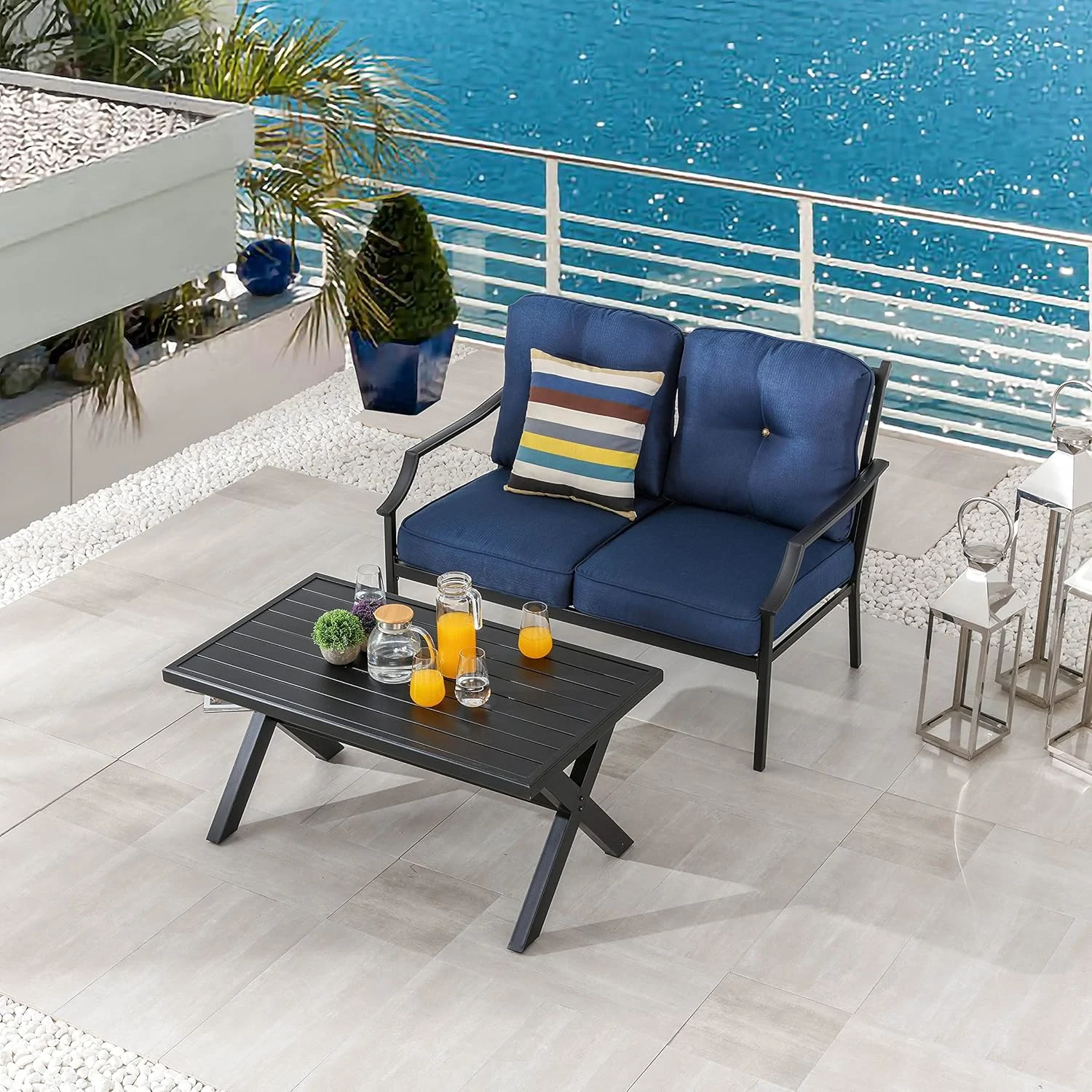 outdoor loveseat coffee table 6