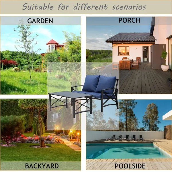 outdoor loveseat patio 5