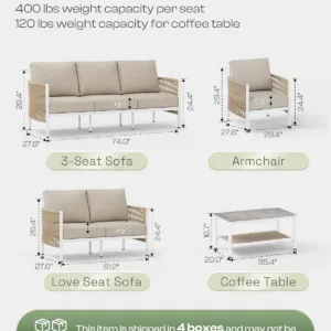outdoor patio furniture sofa 2