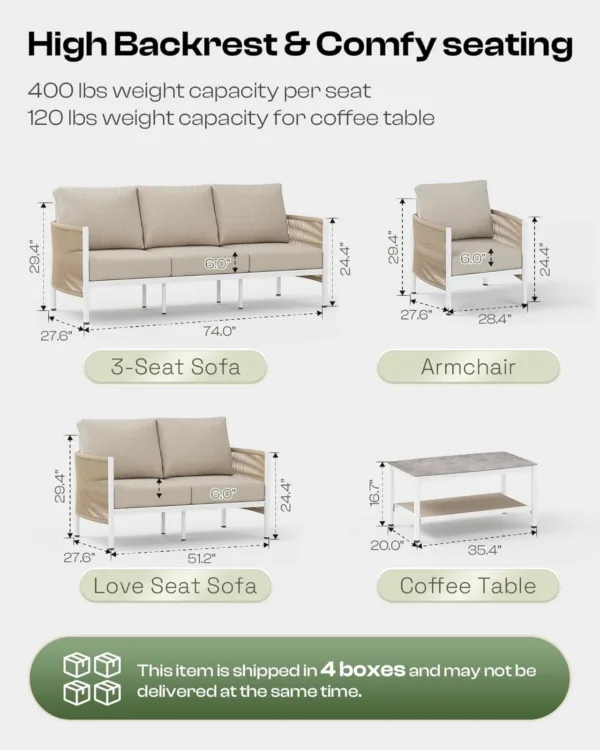 outdoor patio furniture sofa 2