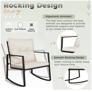 outdoor rocking bistro set 7