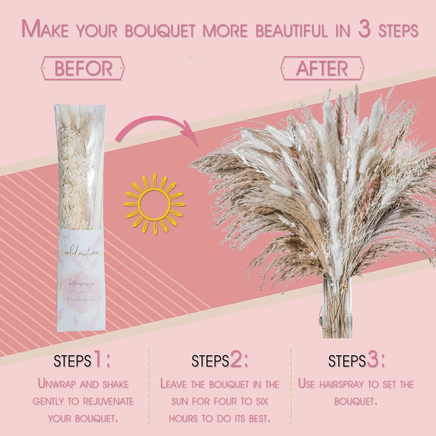 pampas grass bouquet 4