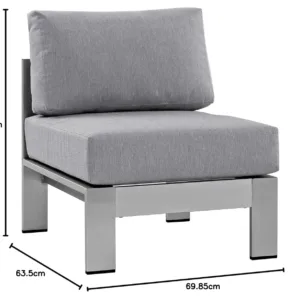 patio armless chair 3