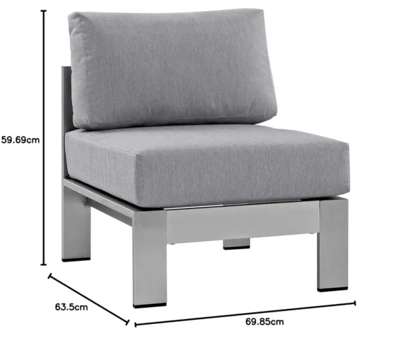 patio armless chair 3