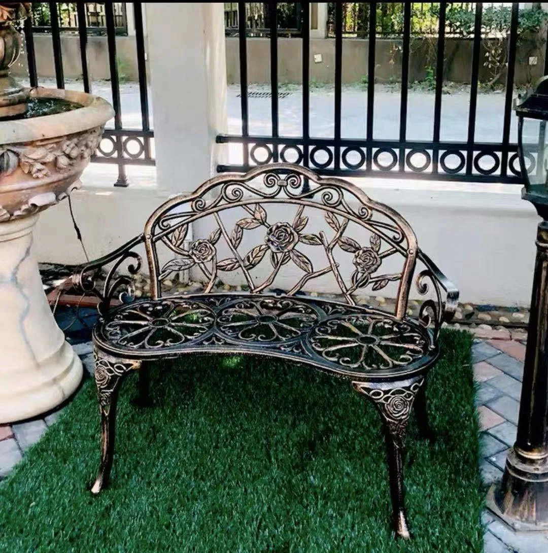 patio bench aluminum 2