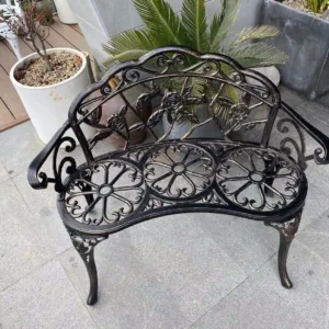 patio bench aluminum 6