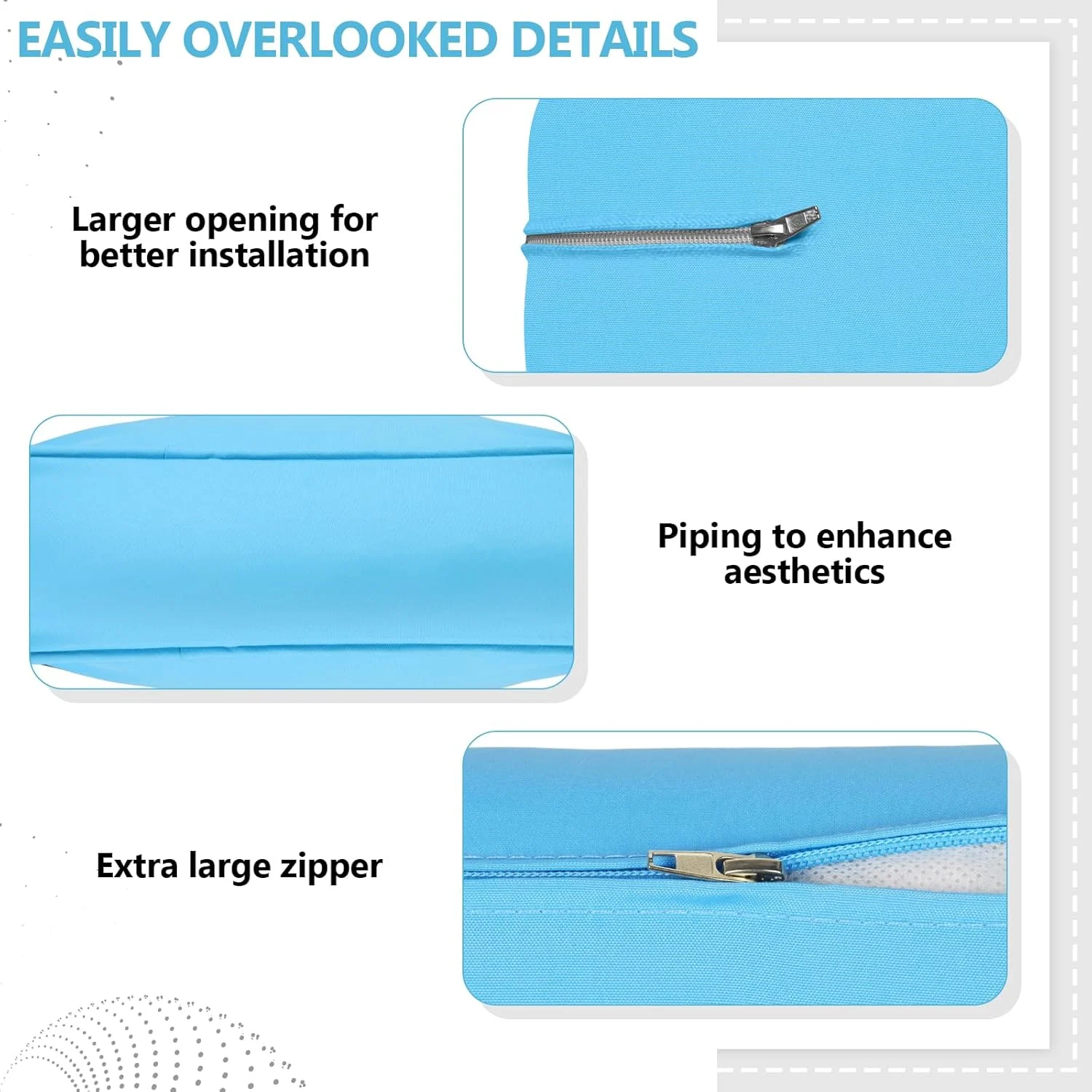 patio cushion covers pack 7