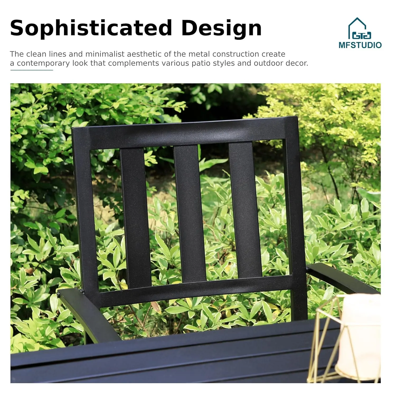 patio dining set metal 7