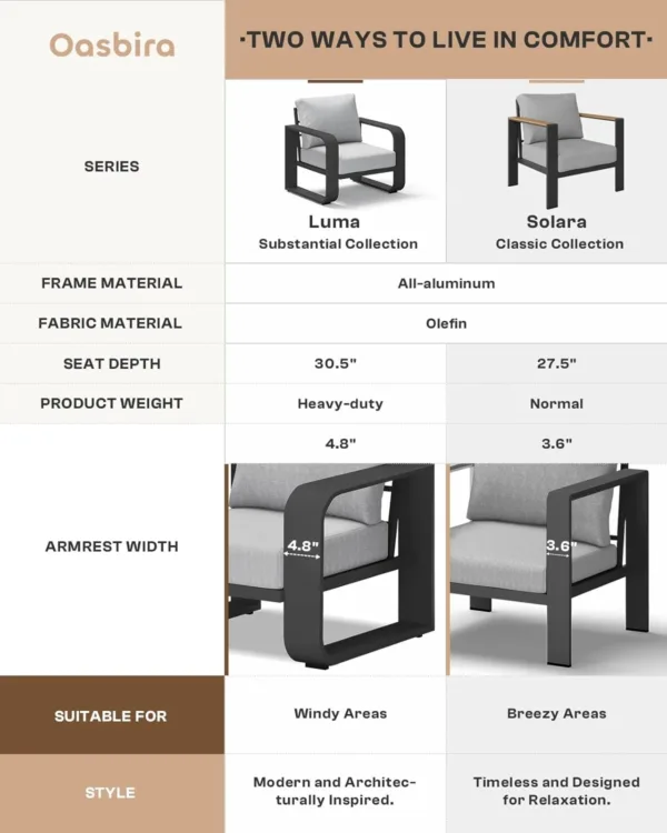 patio furniture set aluminum 4