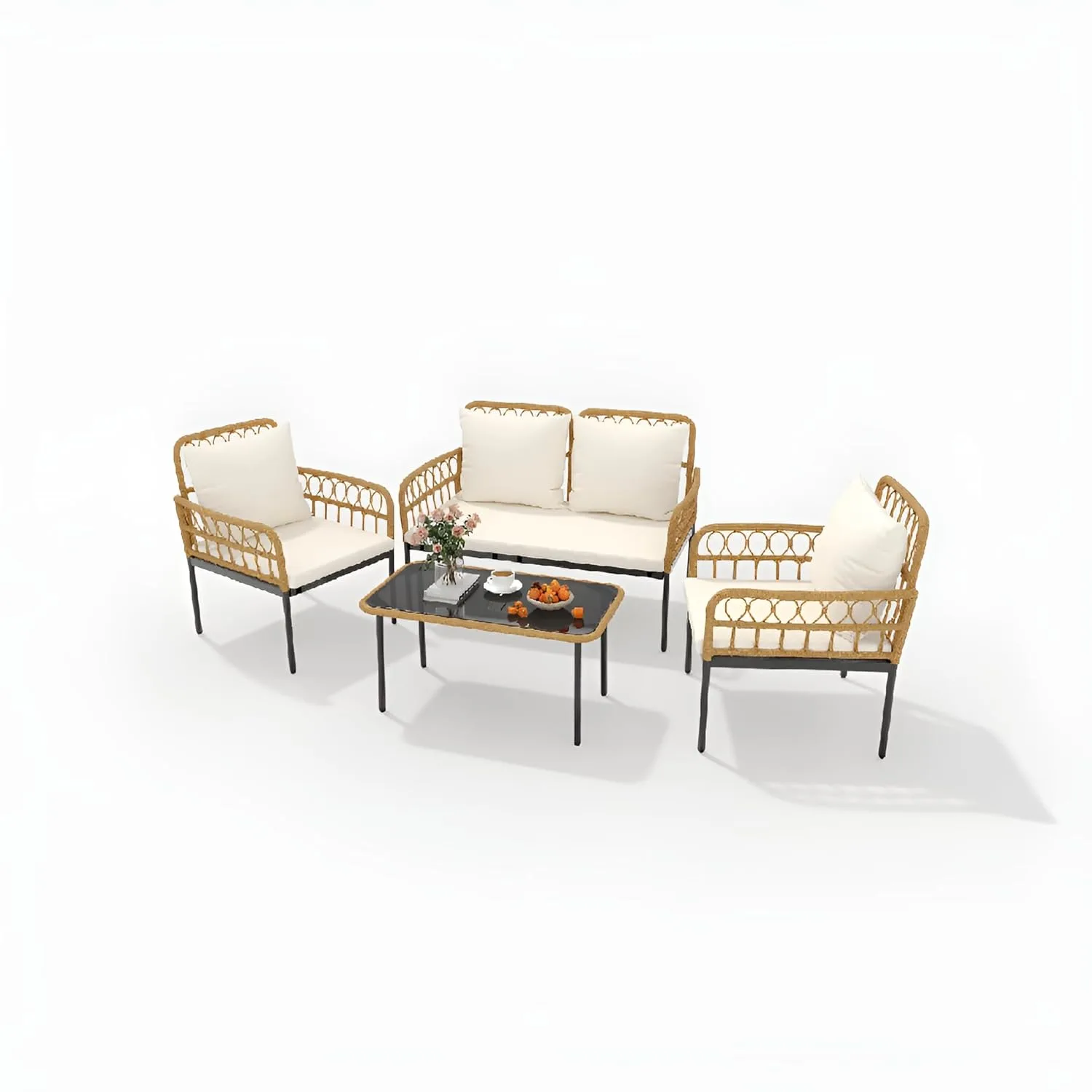 patio furniture set rattan 1