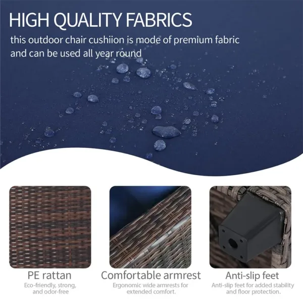 patio loveseat outdoor wicker 6