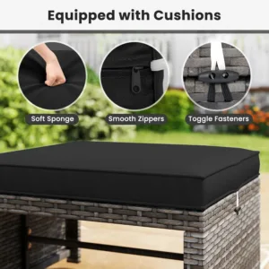 patio ottomans rattan 6