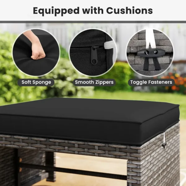 patio ottomans rattan 6