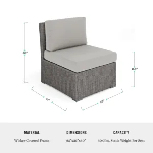 patio sectional sofa seat 2