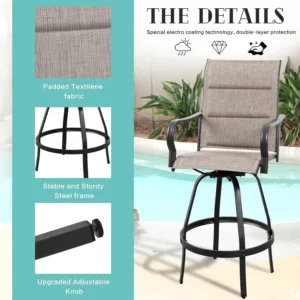 patio swivel bar stools 5