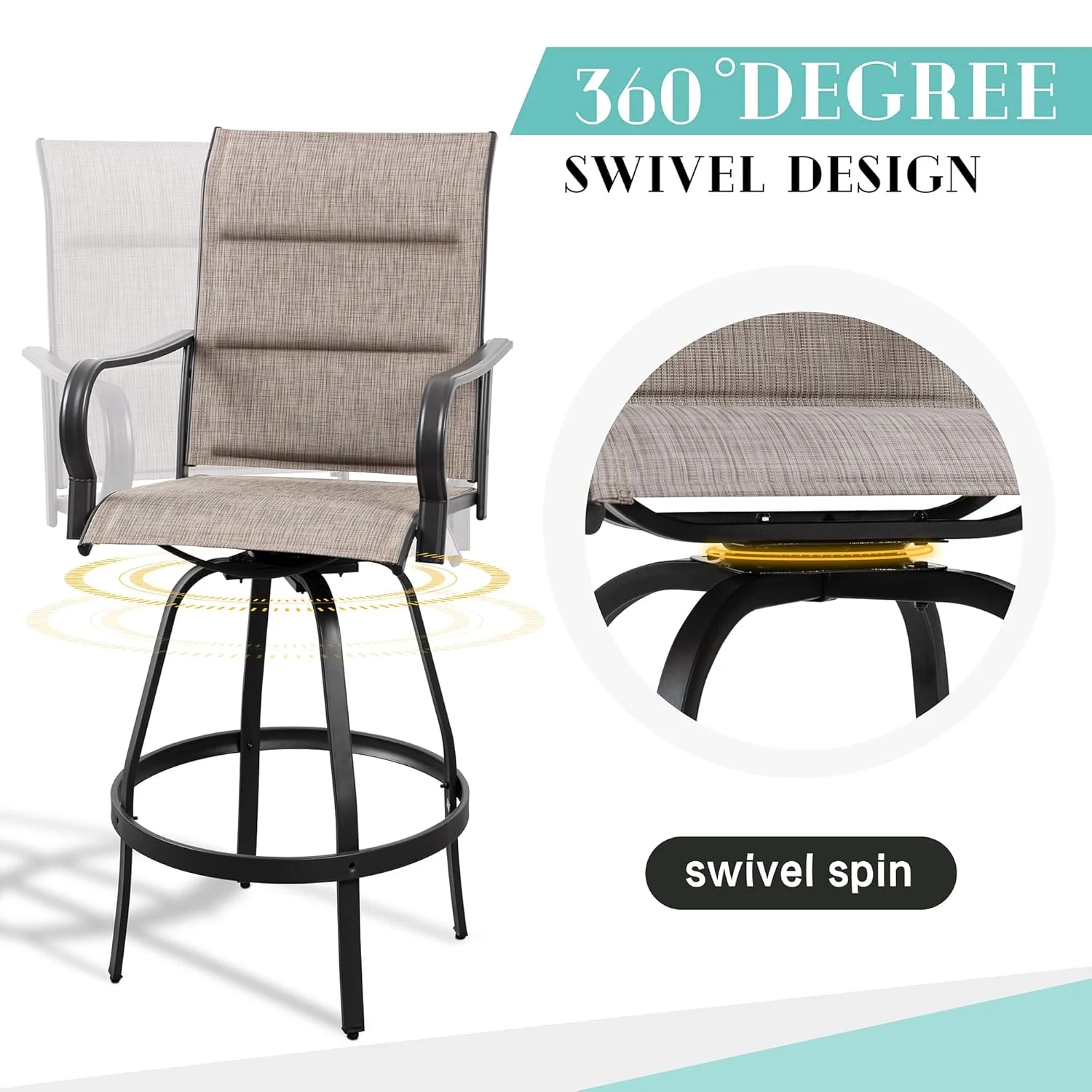 patio swivel bar stools 6