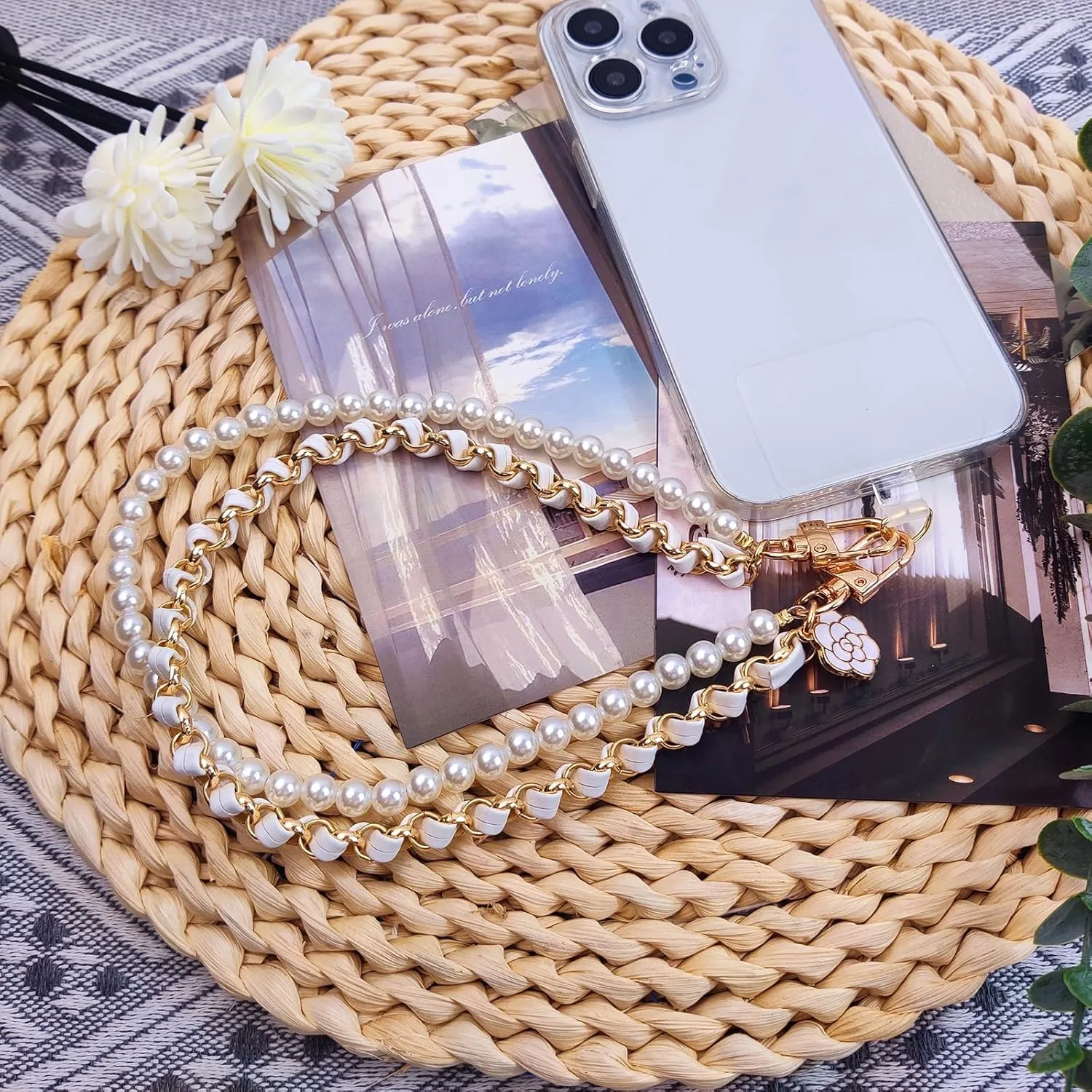 pearl phone wrist strap 3