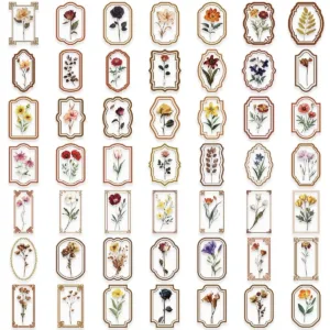 plant stickers retro 2