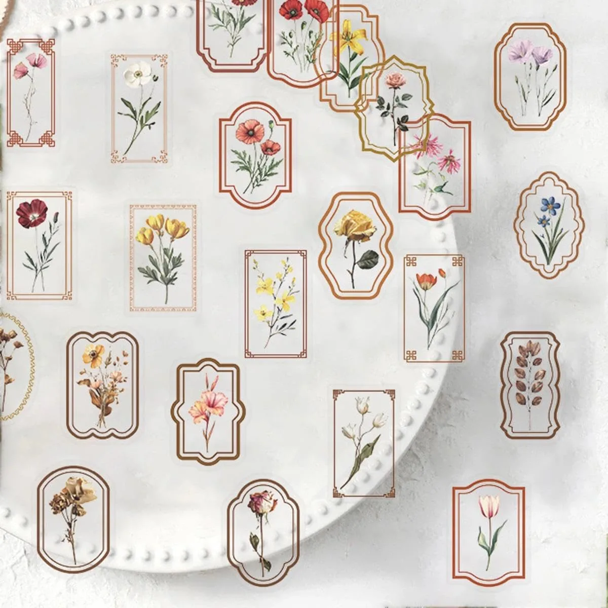 plant stickers retro 5