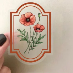 plant stickers retro 7