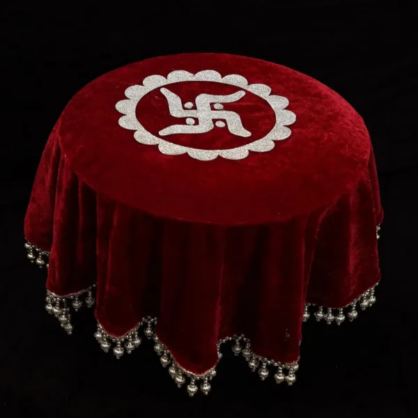 pooja thali cover velvet 1