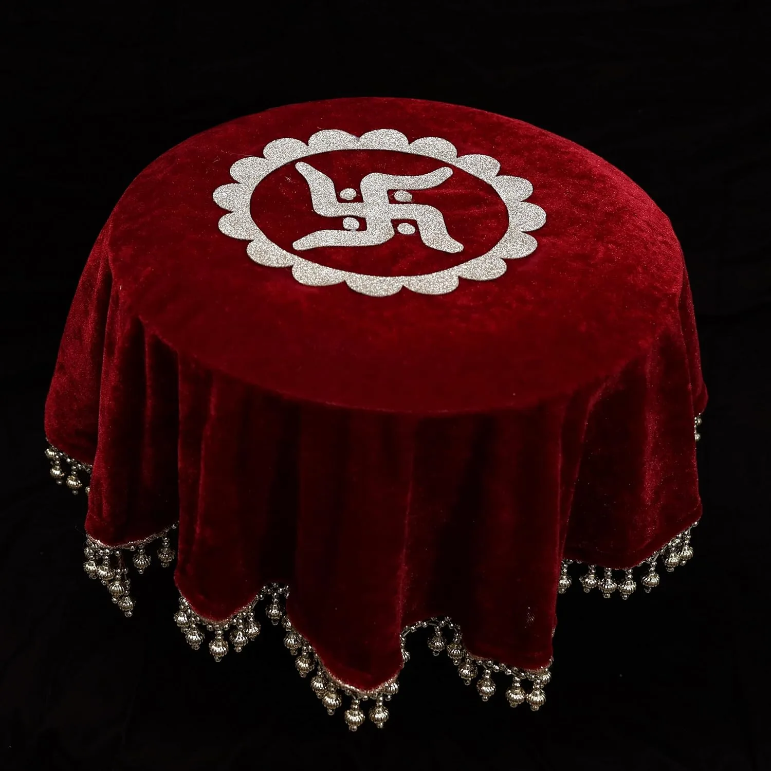 pooja thali cover velvet 1