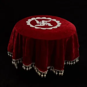 pooja thali cover velvet 2