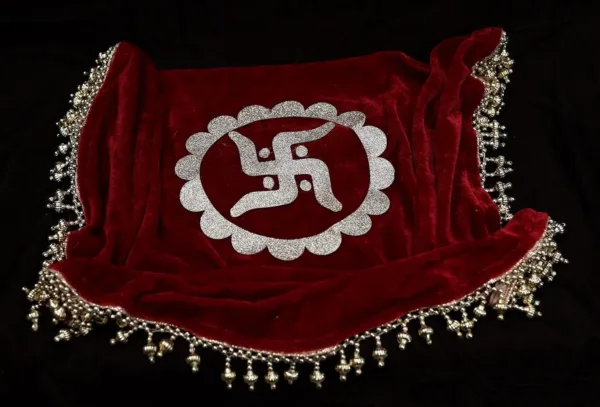 pooja thali cover velvet 3