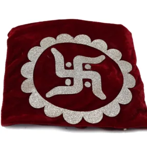 pooja thali cover velvet 5