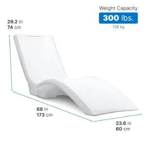 pool lounger shelf chair 2