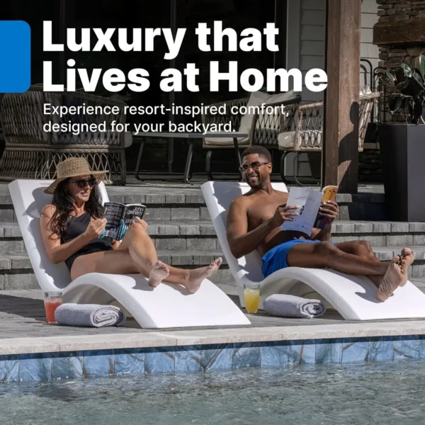 pool lounger shelf chair 4