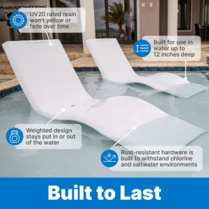 pool lounger shelf chair 5