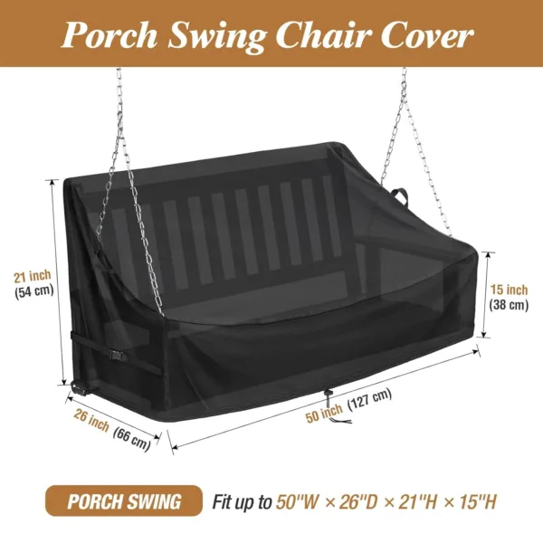 porch swing cover waterproof 2