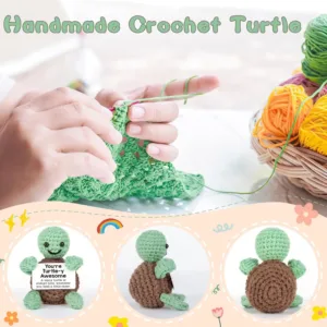 positive crochet turtle 2