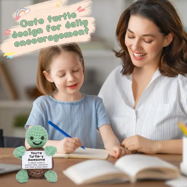 positive crochet turtle 5