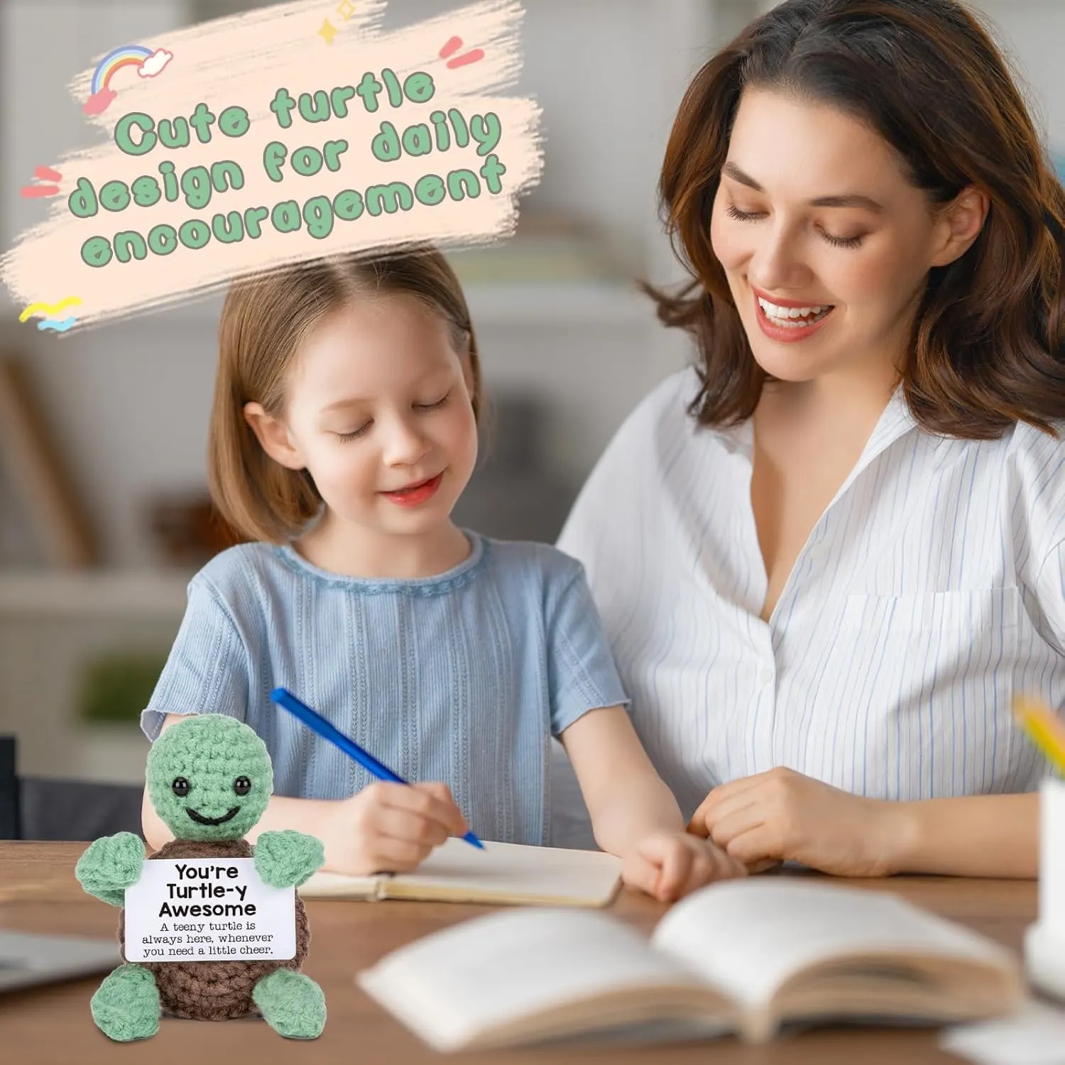 positive crochet turtle 5