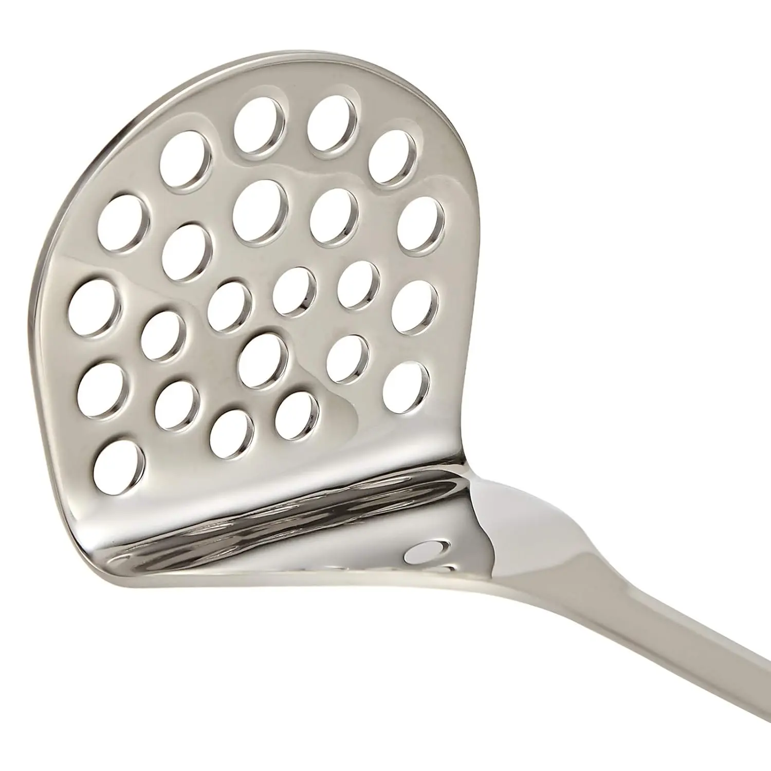 A Prestige ProGrip food masher made of mixed materials is shown.